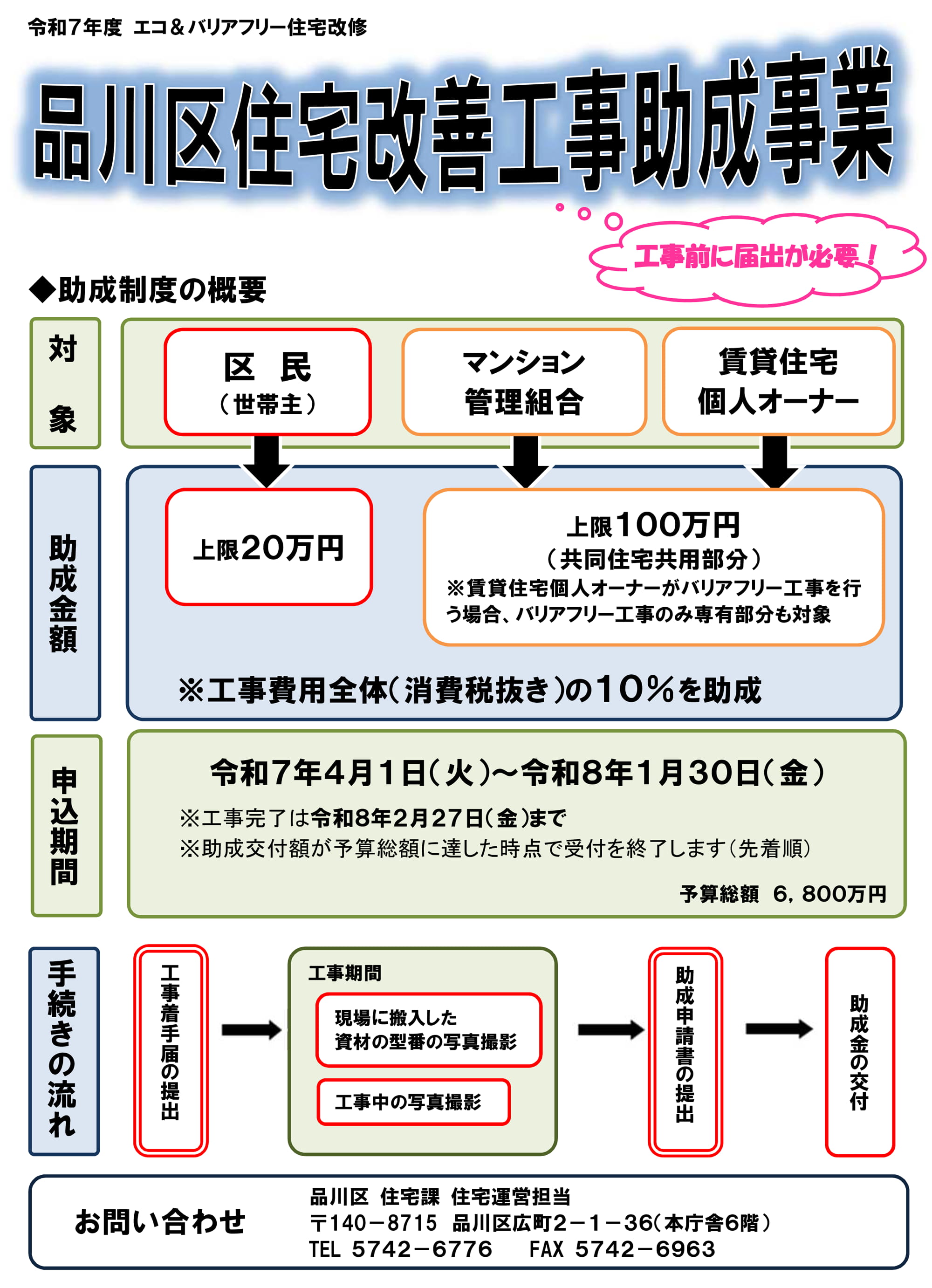 品川区住宅改善工事助成事業